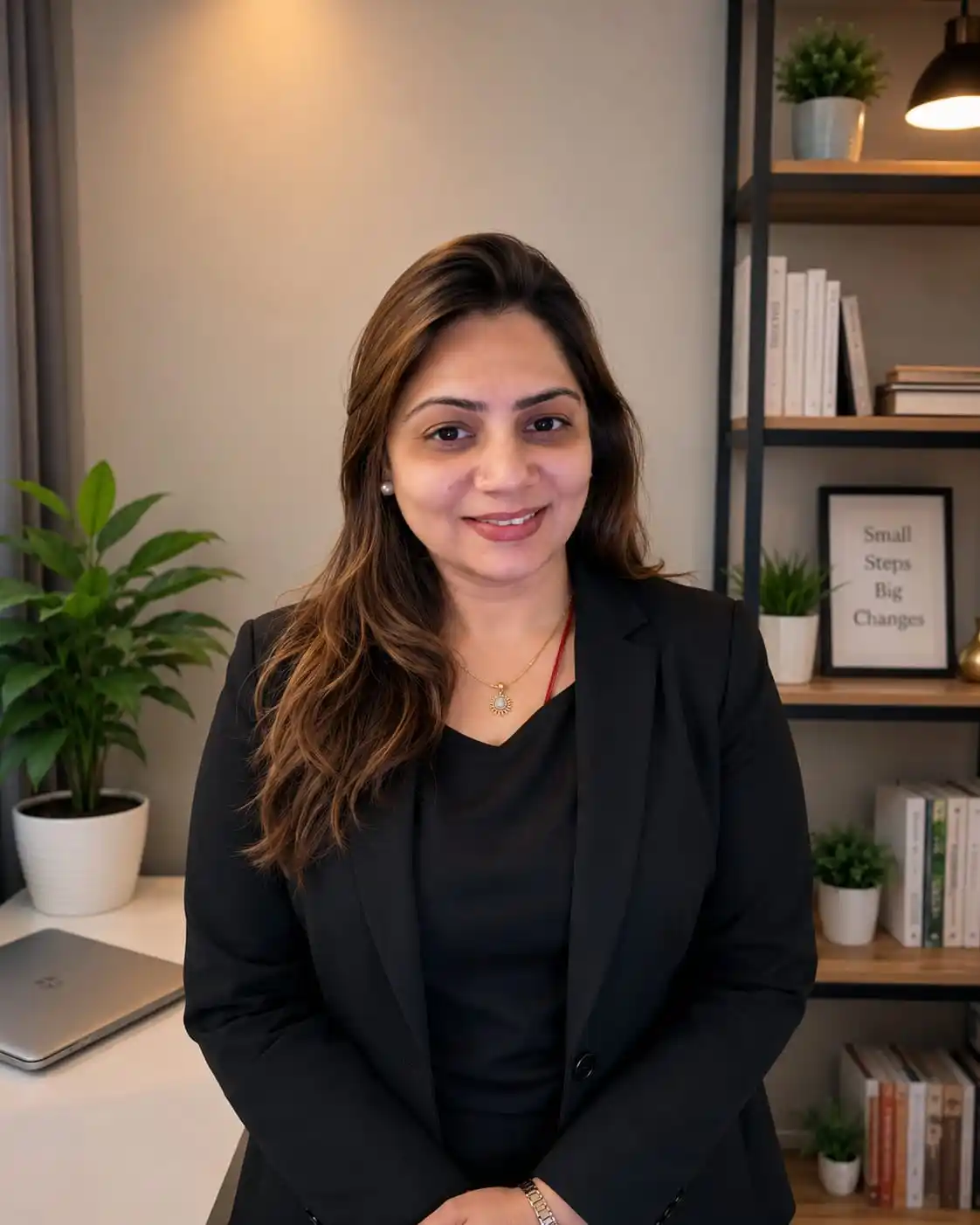 Ms. Maya Shah, clinical nutritionist and founder of Amrut Aahar, at her Ahmedabad clinic